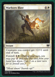 Warhorn Blast #38 Common Kaldheim Magic: The Gathering