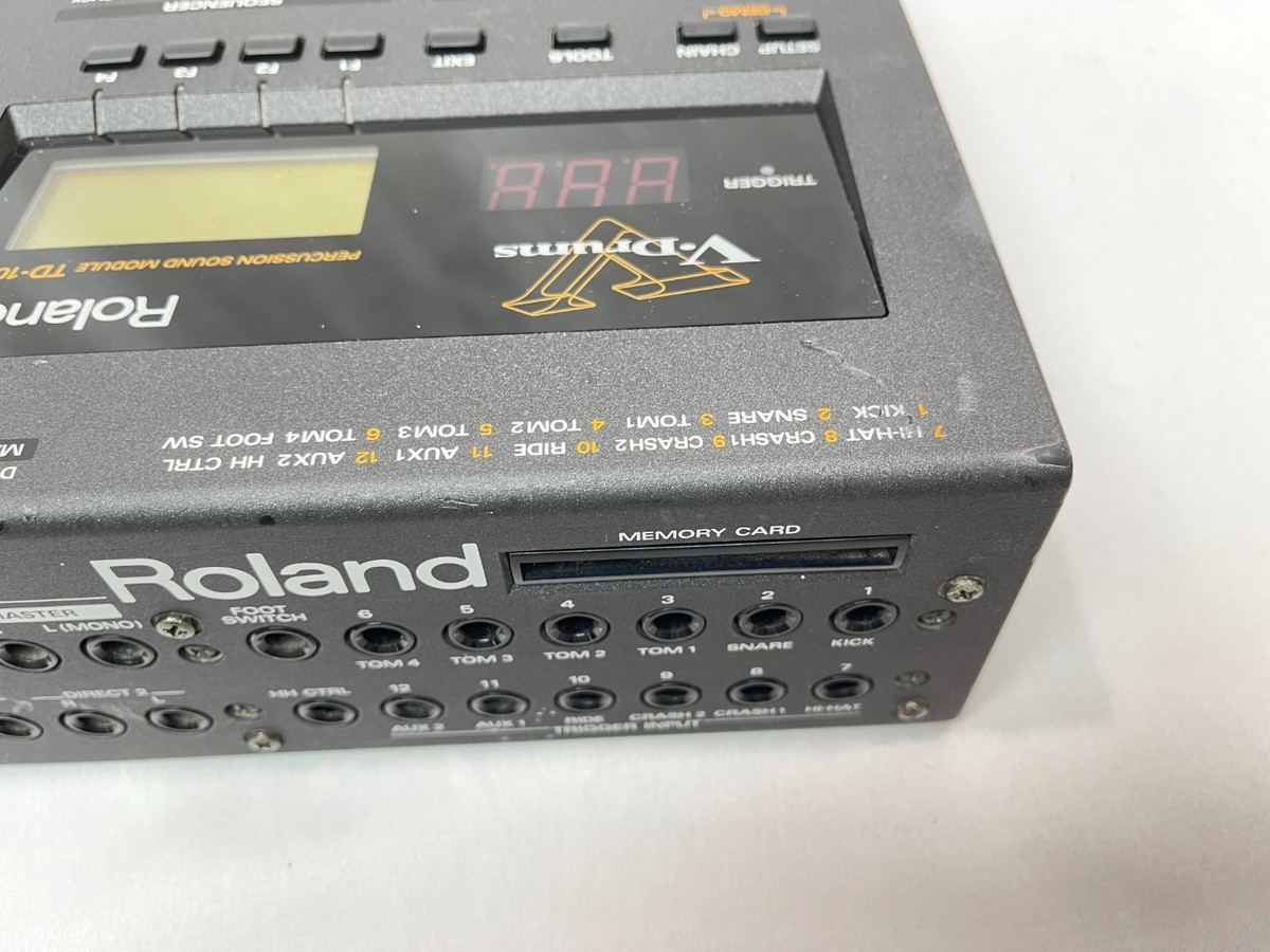 Roland TD-10 V-Drum Percussion Sound Module TDW1 Expansion