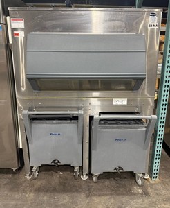 FOLLETT ITS1350SG-60 60" ICE STORAGE AND TRANSPORT SYSTEM W/ 2 TRANSPORT CARTS