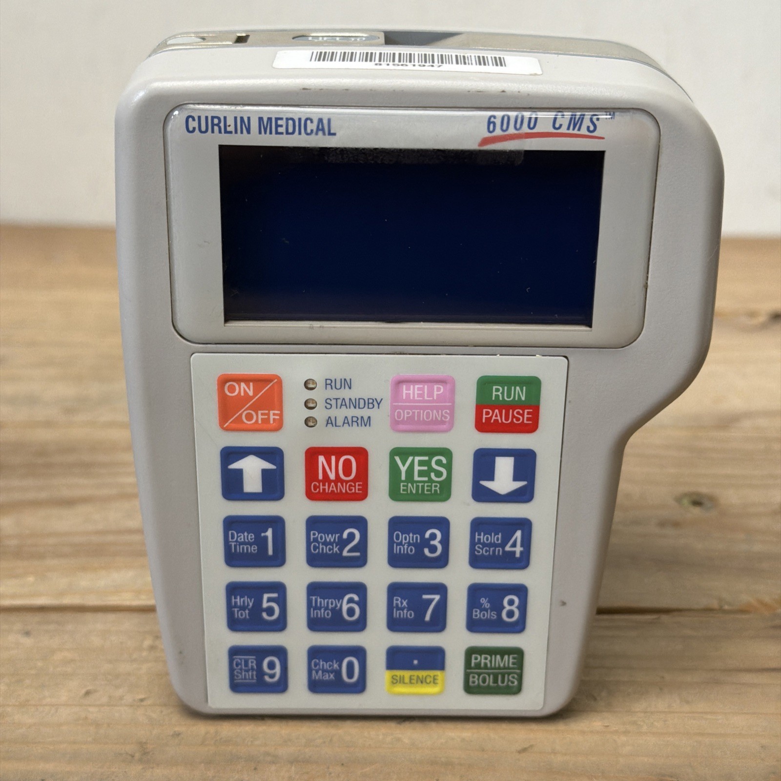 Moog Medical Curlin 6000 CMS Infusion Pump Used *No Bat Cover*