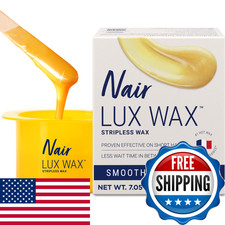 Nair Lux Wax Microwaveable Hot Waxing Kit For Women Stripless Hair Removal For