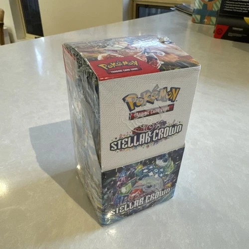 Pokémon TCG Stellar Crown Half Booster Box (18 Packs) - Factory Sealed