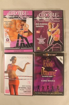 Core Rhythms Dance Exercise Program, Hoopnotica, Exotic Dancing (Very Good, DVD)