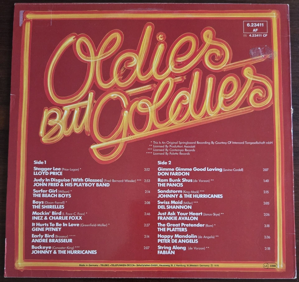 Oldies But Goldies (25) - Various Artists - Bild 4 von 4