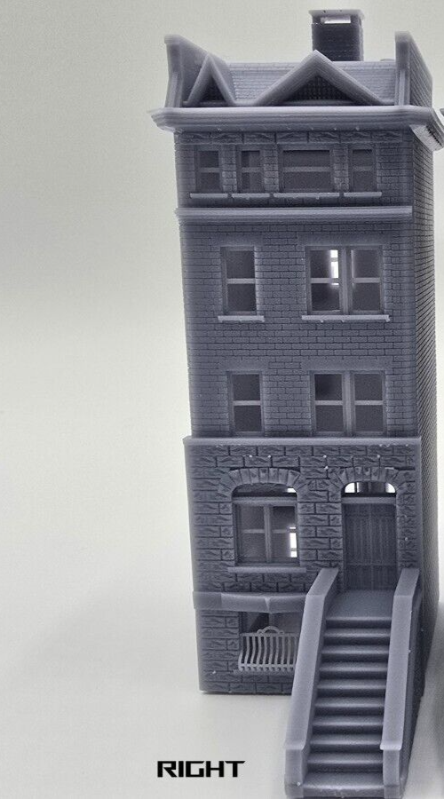 N scale 1:160 Brick Apartment Building | eBay