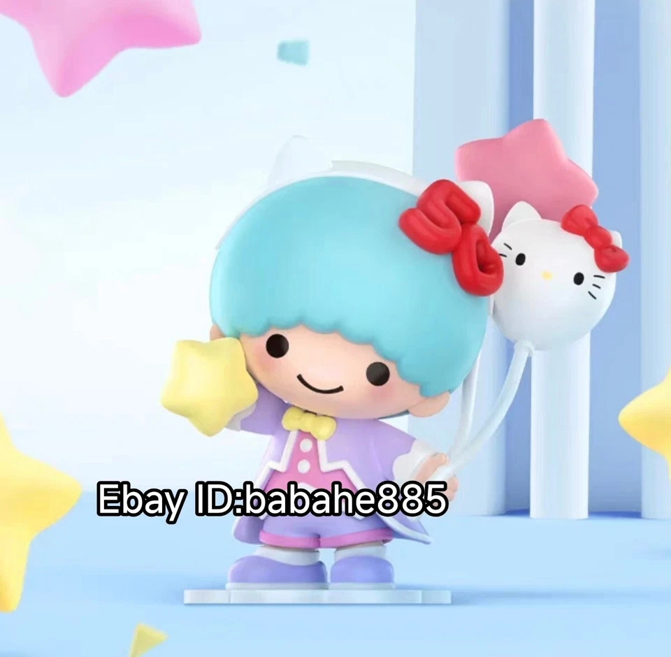 POP MART Hello Kitty 50th Anniv Series Sanrio LittleTwinStars Kiki Gifts PVC Foto 2 de 2