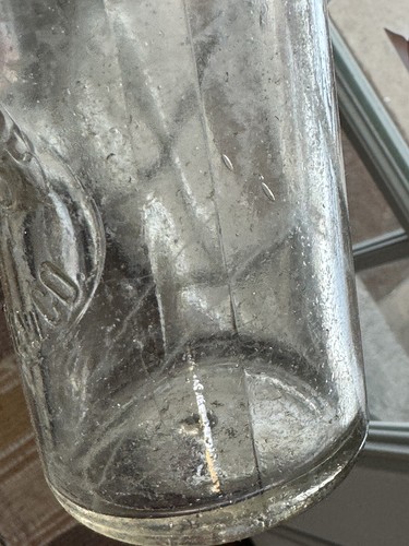 Vintage Blob Top geprägte Schnecke Plt Flasche Fred Krapp Ashland Pa Schylkill County, - Bild 9 von 16