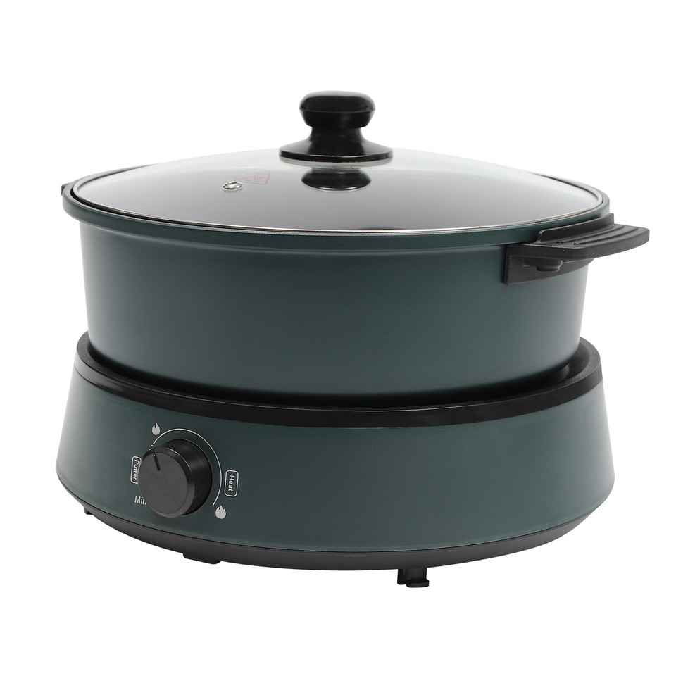 1350w Electric Hot Pot Portable Electric Skillet Multi Function