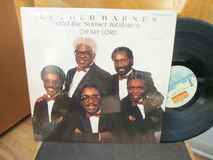 Luther Barnes The Sunset Jubilaires Oh My Lord Air Gospel Lp