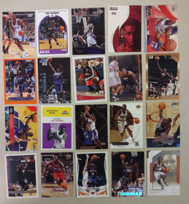 20 Card Lot of Different TIM THOMAS NBA Bucks Must have for Collector FREE S&H!!