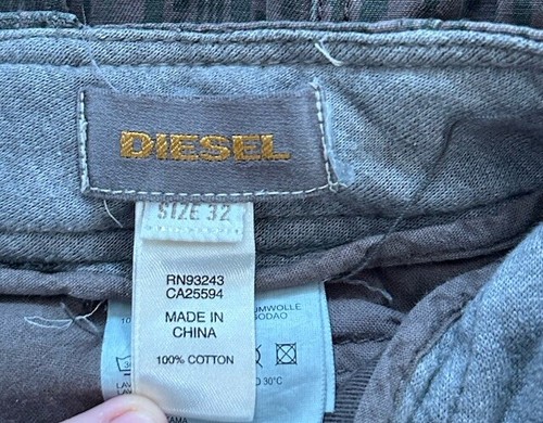 Diesel Cargo Trousers Mens W32 L32 Beige Combat Utility Military Vintage Y2k - Picture 6 of 18