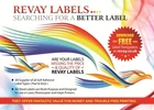 5 Sheets Gloss Clear Transparent InkJet printer labels 2 per page