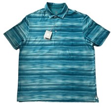  295 NEW HICKEY FREEMAN POLO SHIRT MENS XL GOLF AQUA