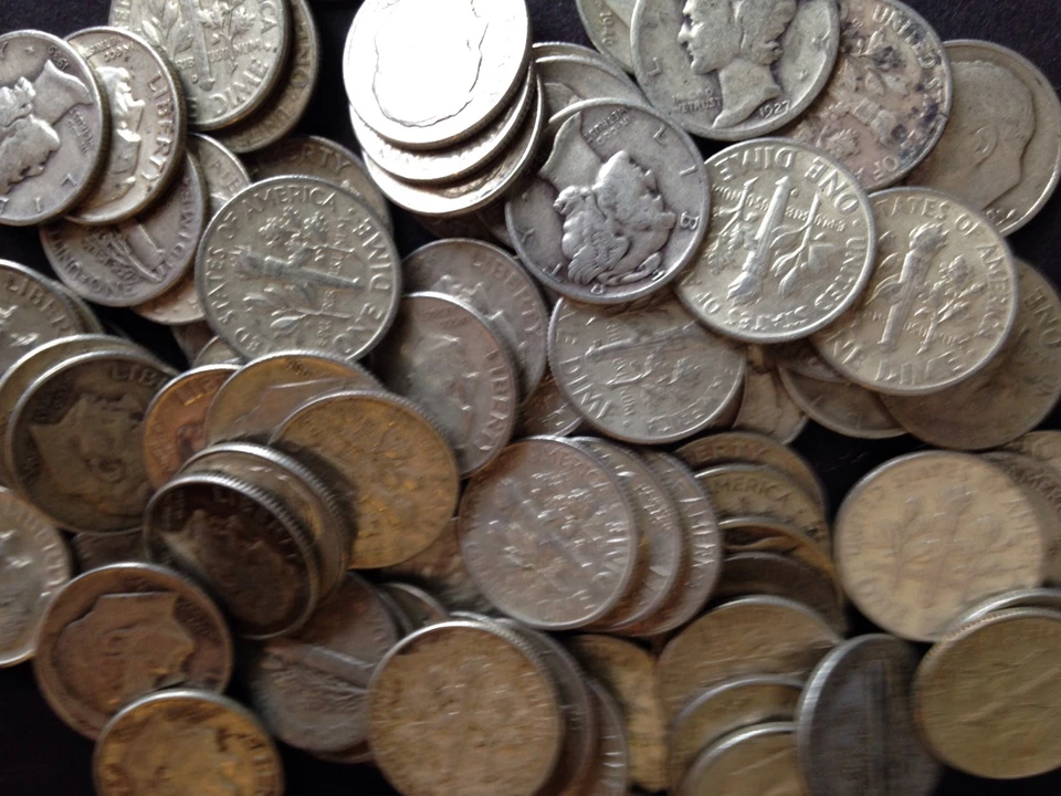 BUY TODAY! (1/2) HALF Troy Pound LB U.S. Mixed Silver Coins  No Junk Pre65 ONE ! - Image 2 of 3