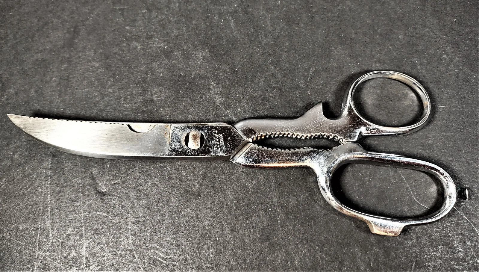Vintage Concord Shears Italy Stainless Steel Take Apart 2-Piece Kitchen Scissors
