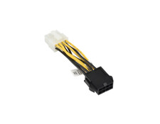 PCIe 8 pin male black to CPU 8 pin female white power