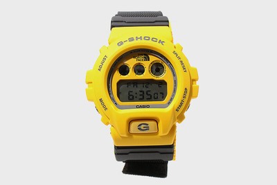 supreme the north face g shock watch yellow