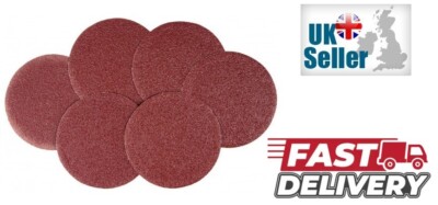 150 mm Schleifscheiben Haken Schleife 50 60 80 100 320 400er Körnung Schwingschleifer Pads UK