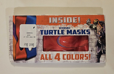 Teenage Mutant Ninja Turtles 4 Felt Eye Masks Halloween Cosplay Costume