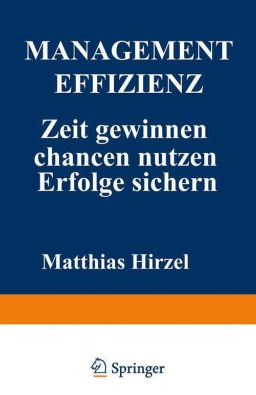 Thumbnail - Matthias Hirzel | Management Effizienz | Taschenbuch | Deutsch (1986)
