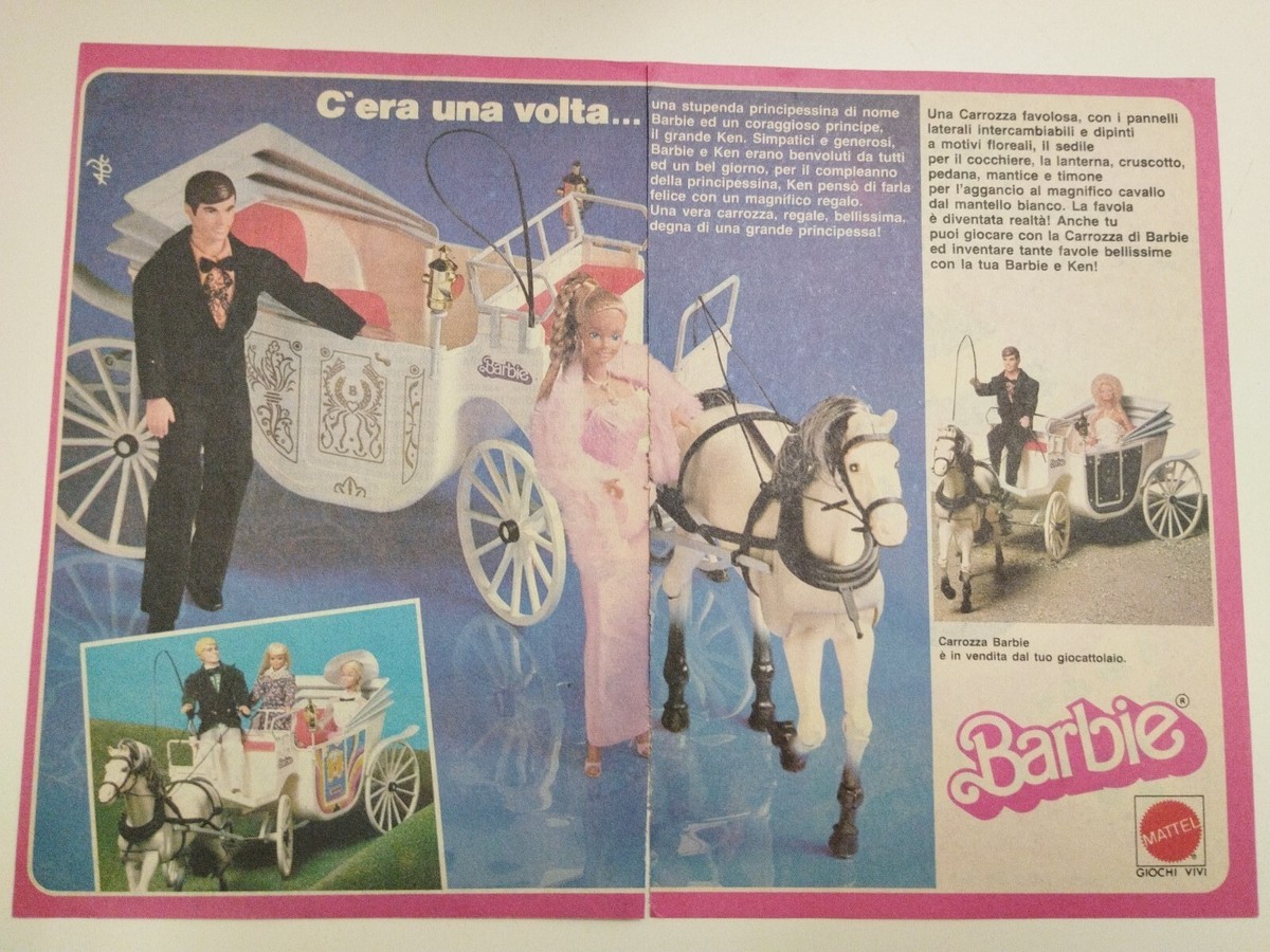 Pubblicità Advertising Werbung Italian Clipping anni 70 BARBIE