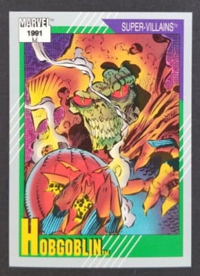 Hobgoblin 1991 Super Villains Marvel Impel Card #86 (NM)