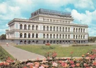 Building in Russia Postcard 4k prepaid unused VGC