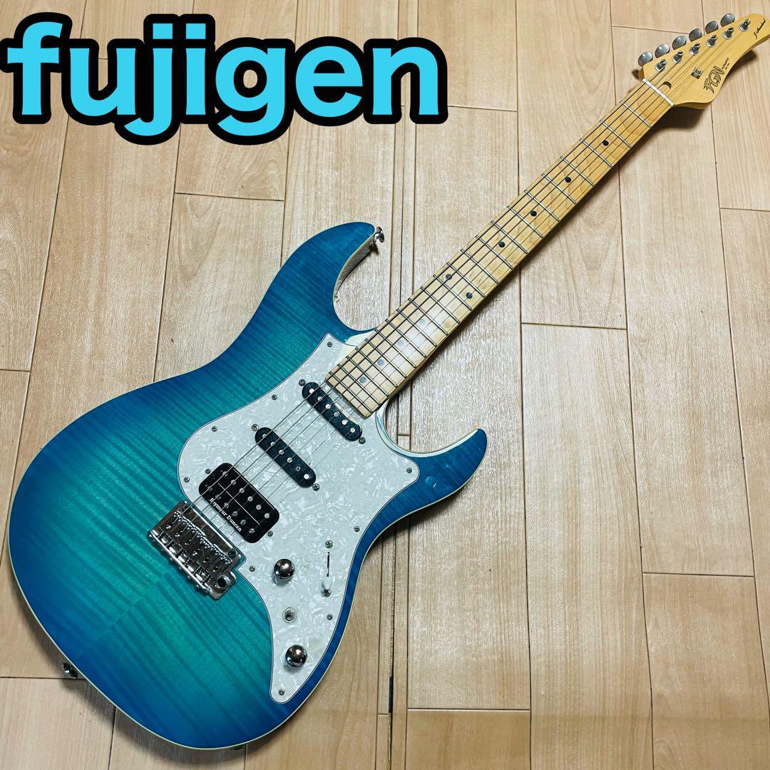 Electric Guitar FGN Fujigen JOS-FM-M J-Standard Blue Burst Electric Guitar FGN Fujigen JOS-FM-M J-Standard Blue Burst
