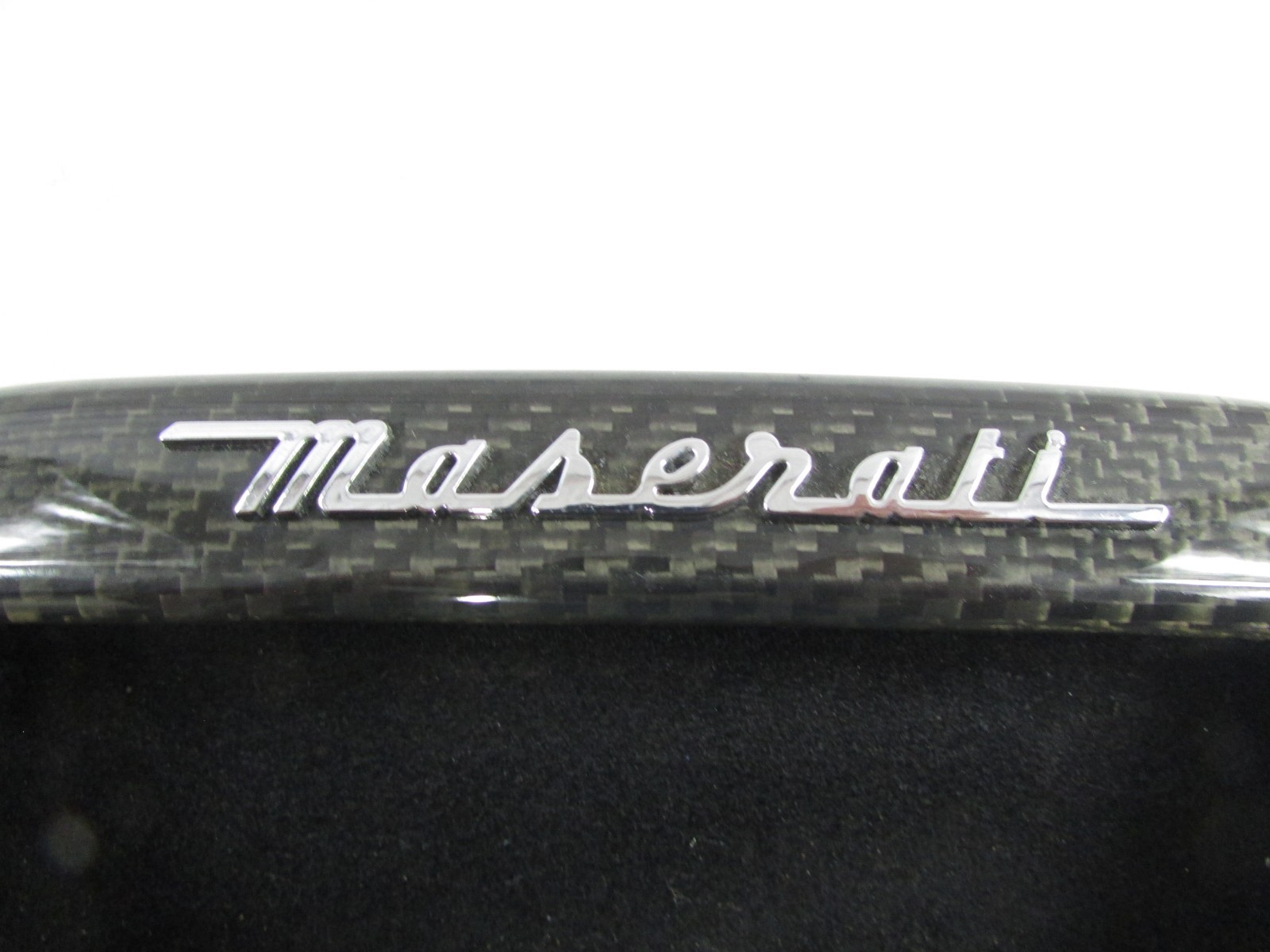 Maserati Quattroporte, Rear Console Trim, Carbon Fiber, Used