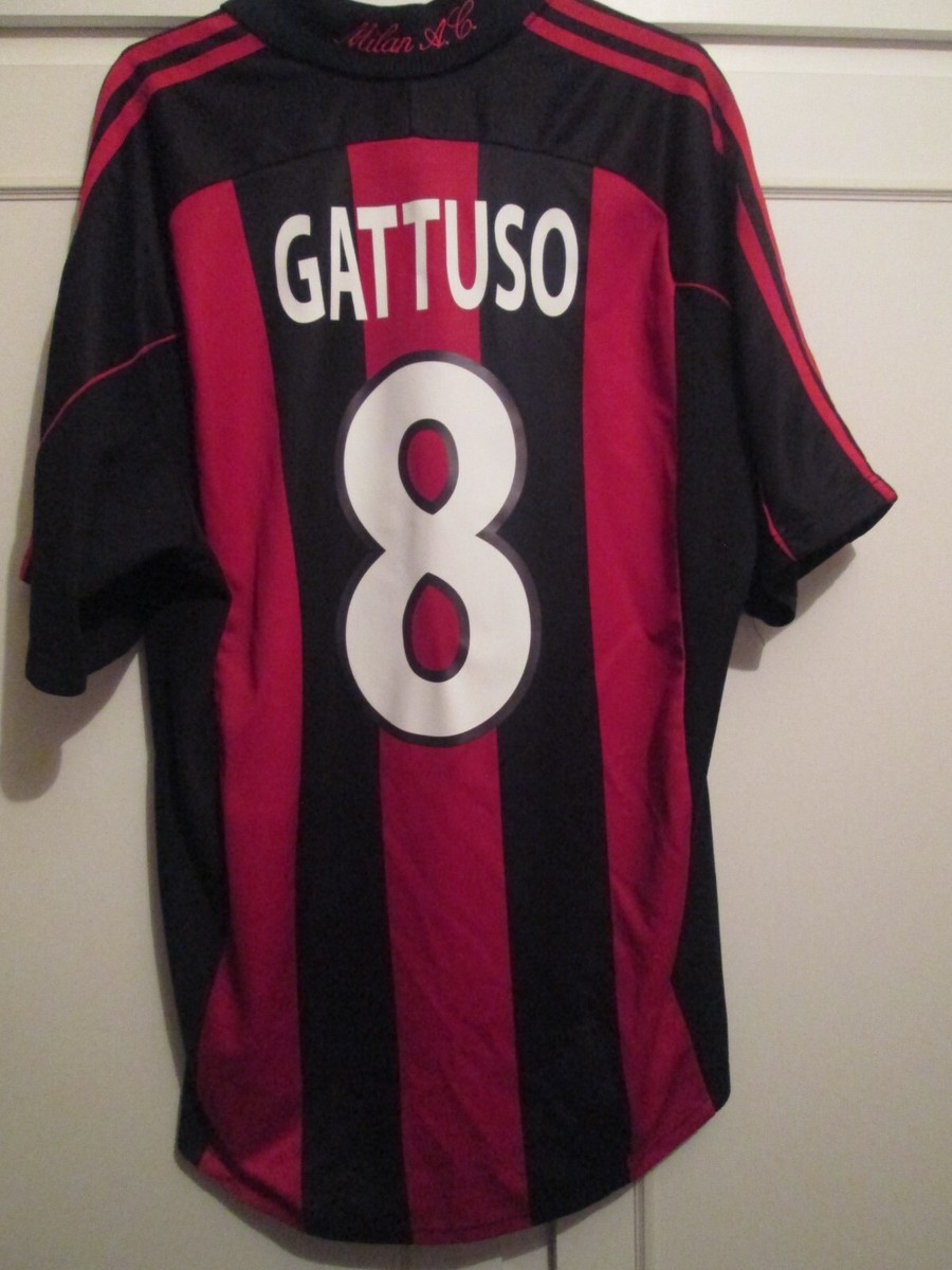 正規品　Gattuso 8 セリエA シャツ　ACミラン　インテル ACミラン Gattuso 8番 シャツ - メルカリ