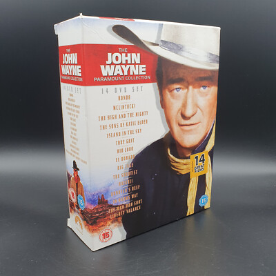 The John Wayne Paramount Collection 14 DVD Set		Englische Ausgabe	Zustand:	Gut