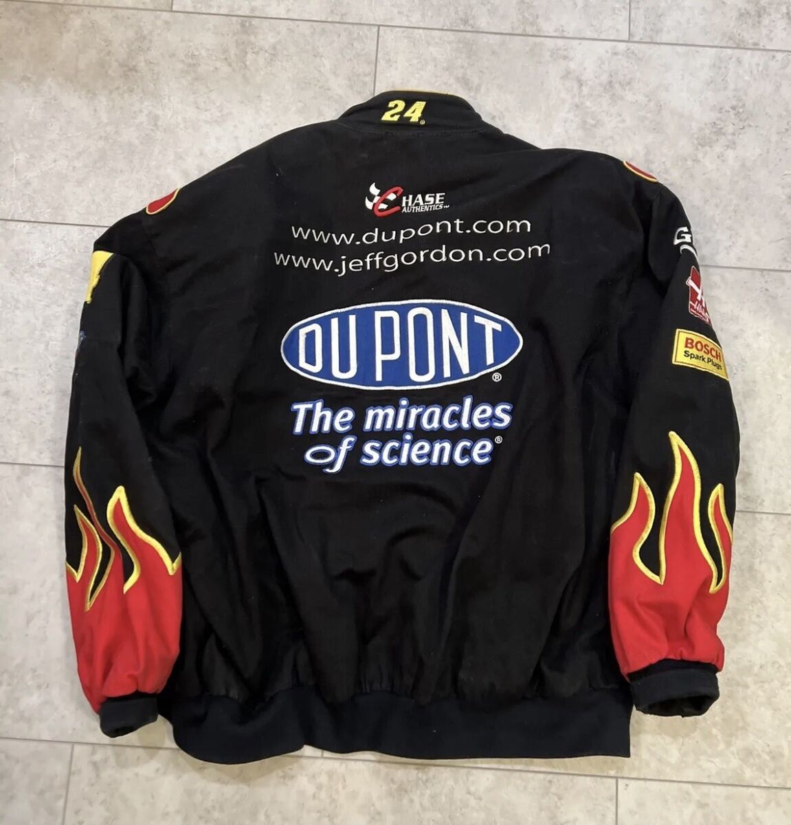 NASCAR #24 Jeff Gordon Dupont 3XL Racing Jacket Chase NASCAR #24 Jeff Gordon Dupont 3XL Racing Jacket Chase