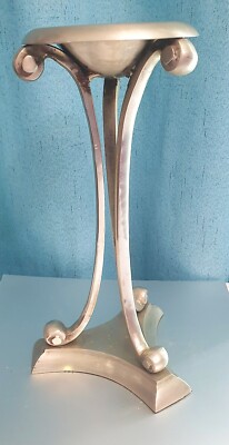 Bold 12'' Tall Pewter Orb/Candle Holder from Blue Ridge Design Inc. Boone N.C.