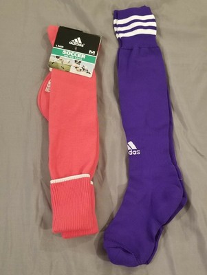 pink adidas football socks