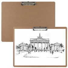 13'' x 17'' Clipboards, 2 PCS A3 Double Clip Hardboard Extra Large Clipboard,...