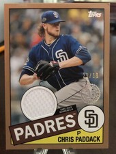 2020 Topps Series 2 1985 Relic 85TR-CP Chris Paddack Gold /50 San Diego Padres