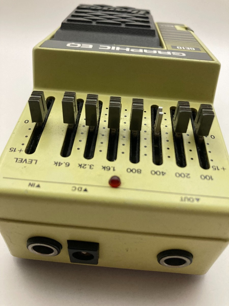 Ibanez GE10 Graphic EQ イコライザー Ibanez GE10 Graphic EQ MIJ Vintage Equalizer Effect Pedal