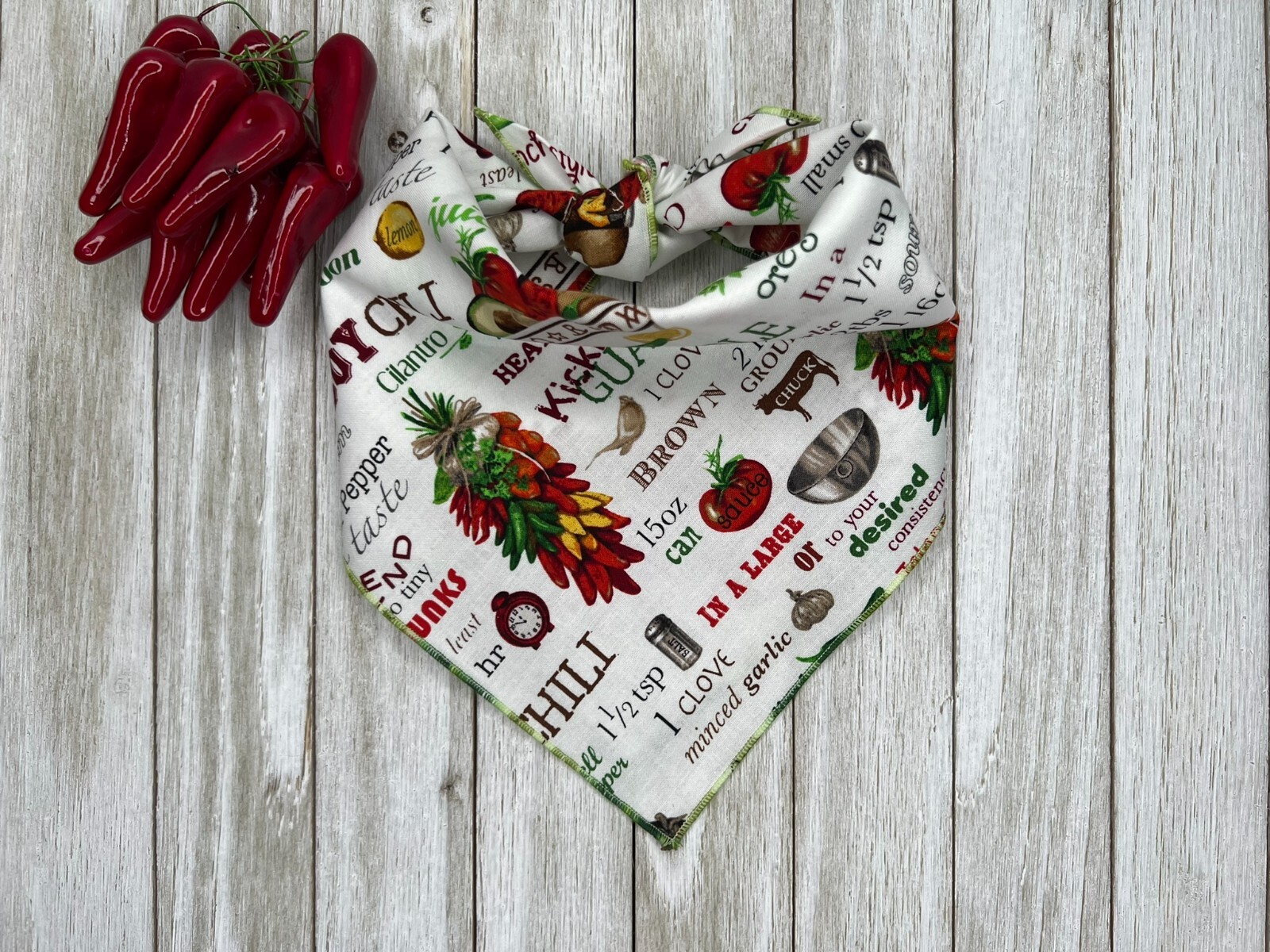 Kiss The Cook Salsa Dog Bandana