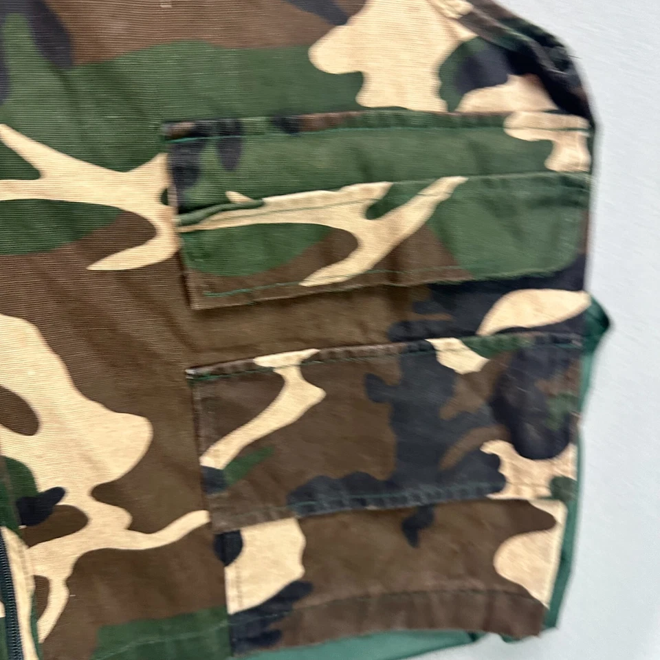 Sports Afield Men’s Zip Camouflage Hunting Vest XL with Game Bag & Pockets Camo - Image 4 of 4