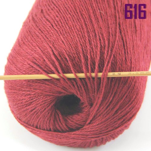 Sale 5BallsX50g Super Soft Warm Cashmere Wool Hand Scarves Crochet Knit Yarn 16 - Picture 2 of 12