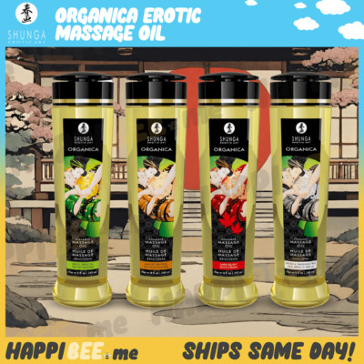 SHUNGA Organica Erotic Massage Oil Natural Couples Nuru Massage Oil Lubricant