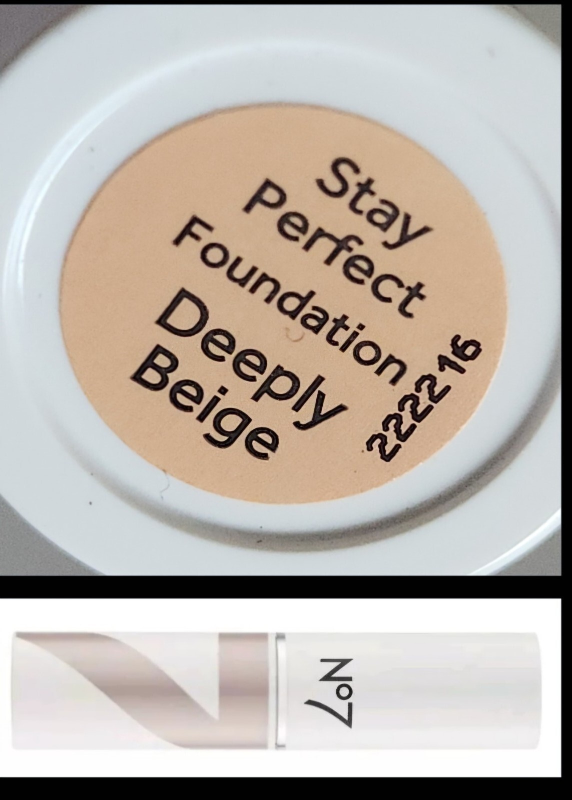 No7 Stay Perfect Stick Foundation DEEPLY BEIGE NEW SEALD