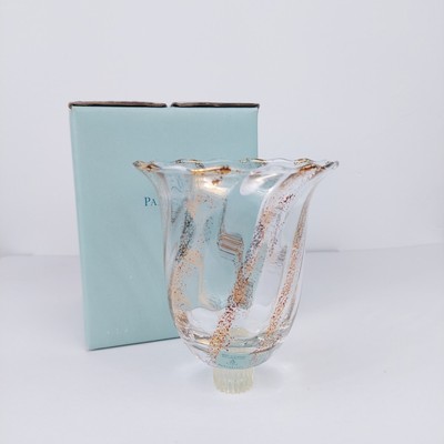 Partylite Rumänische Rhapsodie Peglite Goldrand Mini Kugel Windlicht P7293 