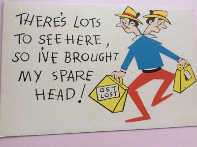 H.B. ltd.. Comic Postkarte - J 100/3 - ''Hier gibt es viel zu sehen...''