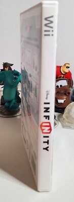 Nintendo Wii Disney Infinity Game + Portal + Figs Cars