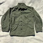 Vintage distressed WW2 HBT 13 Star Button M1943 OD Green Military Jacket 38R