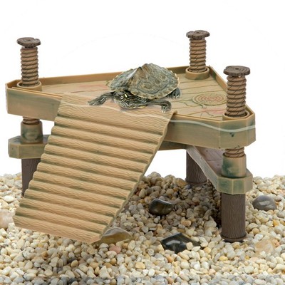 NIP Penn-Plax Reptology Floating Plastic Turtle Pier and Basking Platform  Small