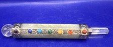 7 Chakra Healing Wand Green Aventurine with Quartz Reiki Meditation Cleansing