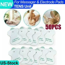 50PCS Snap On Replacement Pads TENS Unit For Massager & Electrode Pads