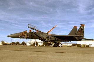 Original aircraft slide F 15E Strike Eagle USAF 90 0250/MO 391 FS 2005